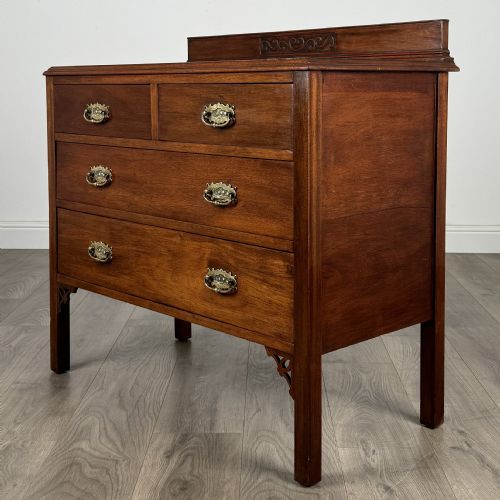 ANTIQUE 20TH CENTURY CHEST OF DRAWERS IN WALNUT - ADDITIONAL PHOTO 2