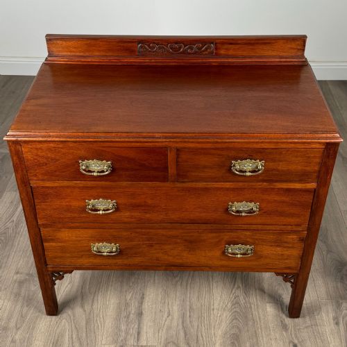 ANTIQUE 20TH CENTURY CHEST OF DRAWERS IN WALNUT - ADDITIONAL PHOTO 9