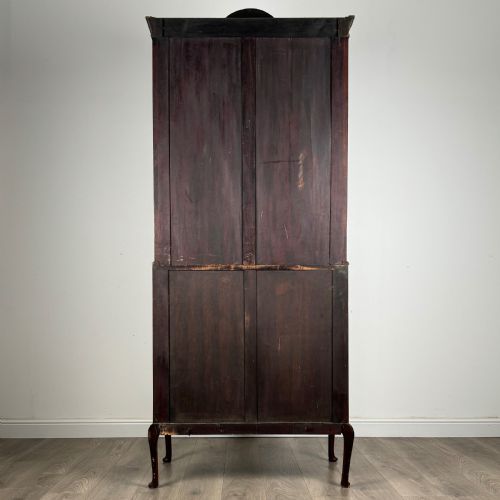 ANTIQUE LATE 19TH CENTURY BUREAU BOOKCASE IN MAHOGANY - ADDITIONAL PHOTO 5