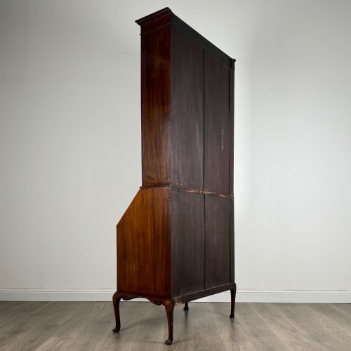 ANTIQUE LATE 19TH CENTURY BUREAU BOOKCASE IN MAHOGANY - ADDITIONAL PHOTO 6