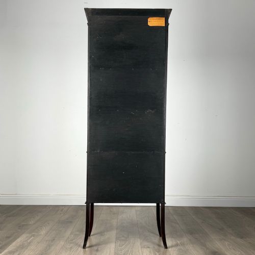 ANTIQUE 20TH CENTURY GLAZED DISPLAY CABINET IN MAHOGANY - ADDITIONAL PHOTO 3
