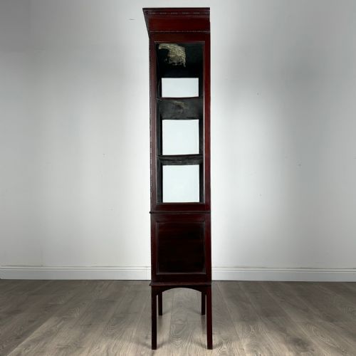 ANTIQUE 20TH CENTURY GLAZED DISPLAY CABINET IN MAHOGANY - ADDITIONAL PHOTO 4
