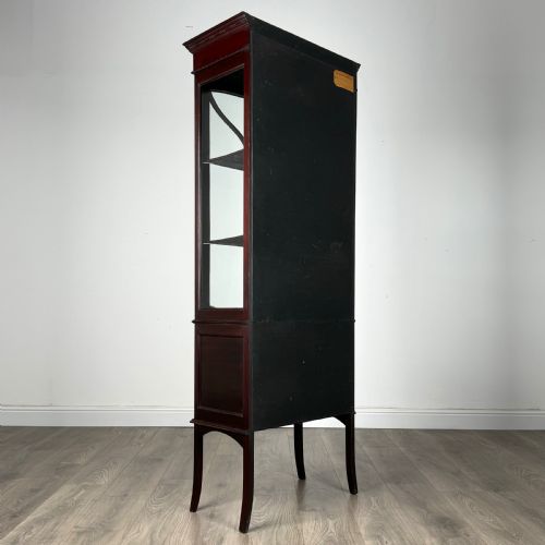 ANTIQUE 20TH CENTURY GLAZED DISPLAY CABINET IN MAHOGANY - ADDITIONAL PHOTO 5