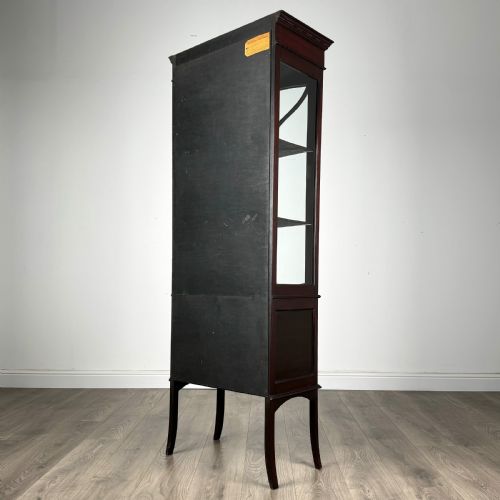ANTIQUE 20TH CENTURY GLAZED DISPLAY CABINET IN MAHOGANY - ADDITIONAL PHOTO 6