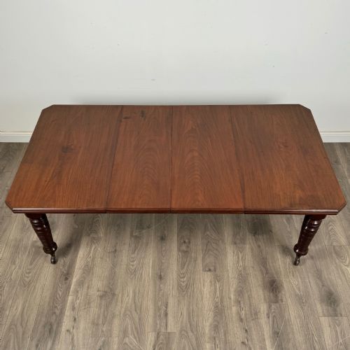 ANTIQUE 20TH CENTURY EXTENDING DINING TABLE IN MAHOGANY - ADDITIONAL PHOTO 5