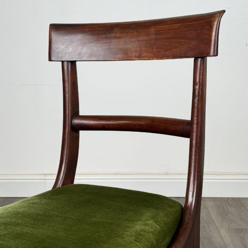 ANTIQUE 18TH CENTURY SET OF 6 DINING CHAIRS IN MAHOGANY - ADDITIONAL PHOTO 2