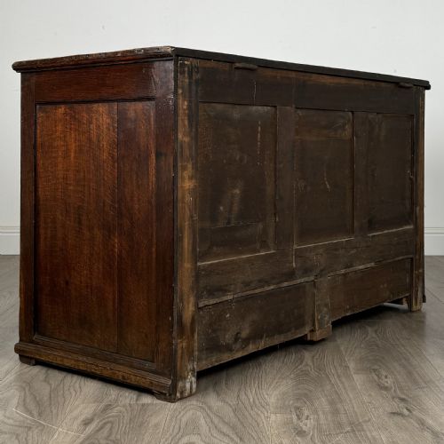 ANTIQUE SMALL 18TH CENTURY MULE CHEST IN OAK - ADDITIONAL PHOTO 5