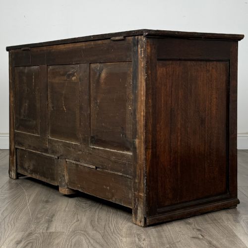 ANTIQUE SMALL 18TH CENTURY MULE CHEST IN OAK - ADDITIONAL PHOTO 16
