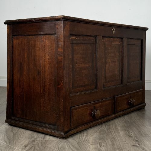 ANTIQUE SMALL 18TH CENTURY MULE CHEST IN OAK - ADDITIONAL PHOTO 18