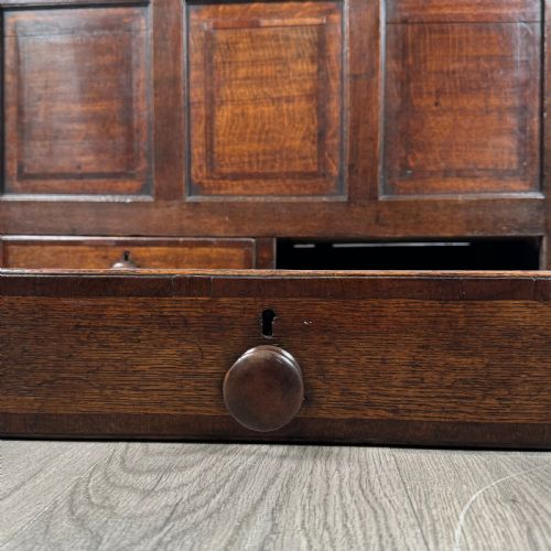 ANTIQUE SMALL 18TH CENTURY MULE CHEST IN OAK - ADDITIONAL PHOTO 22
