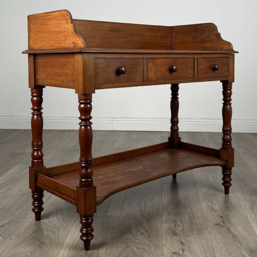 ANTIQUE 19TH CENTURY WASHSTAND IN MAHOGANY - ADDITIONAL PHOTO 5
