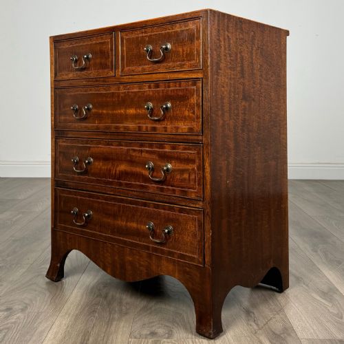 ANTIQUE SMALL 20TH CENTURY CHEST OF DRAWERS IN MAHOGANY - ADDITIONAL PHOTO 1
