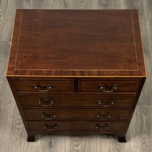 ANTIQUE SMALL 20TH CENTURY CHEST OF DRAWERS IN MAHOGANY - ADDITIONAL PHOTO 8