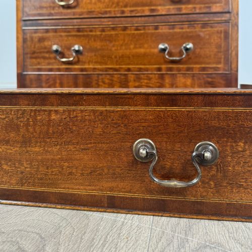 ANTIQUE SMALL 20TH CENTURY CHEST OF DRAWERS IN MAHOGANY - ADDITIONAL PHOTO 9
