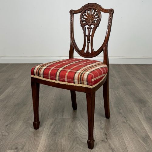 fig 1. Antique 20th Century Set Of 12 Hepplewhite Style Dining Chairs