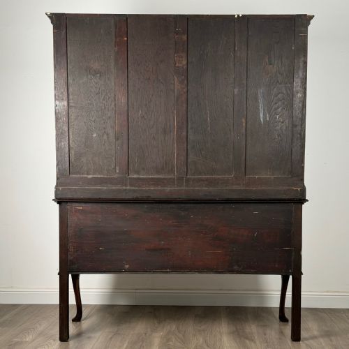 ANTIQUE LATE 19TH CENTURY QUEEN ANNE STYLE DRESSER IN OAK - ADDITIONAL PHOTO 5