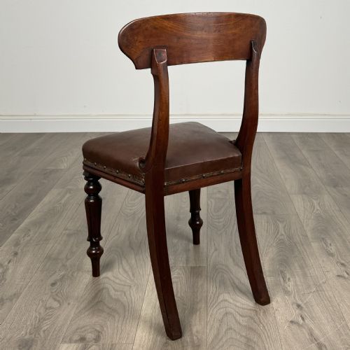 ANTIQUE EARLY 19TH CENTURY SET OF 6 WILLIAM IV DINING CHAIRS - ADDITIONAL PHOTO 2