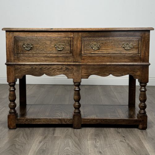 antique 20th century good quality sideboard in oak - CATEGORY: ANTIQUE SIDEBOARDS - DATED EDWARDIAN