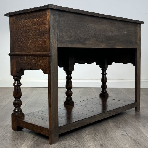 ANTIQUE 20TH CENTURY GOOD QUALITY SIDEBOARD IN OAK - ADDITIONAL PHOTO 2