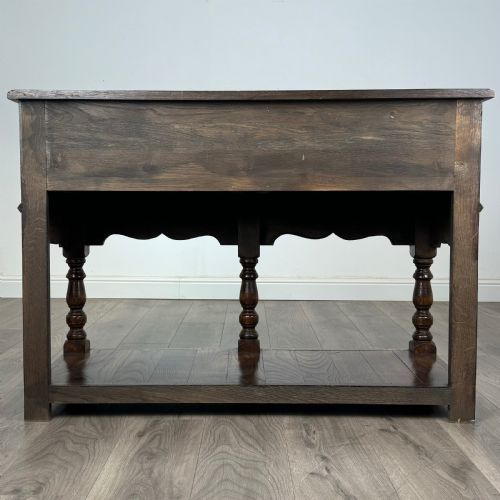 ANTIQUE 20TH CENTURY GOOD QUALITY SIDEBOARD IN OAK - ADDITIONAL PHOTO 5