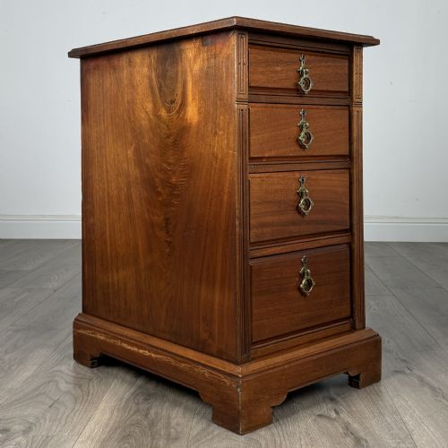 ANTIQUE 20TH CENTURY PAIR OF BEDSIDE CABINETS IN WALNUT - ADDITIONAL PHOTO 8