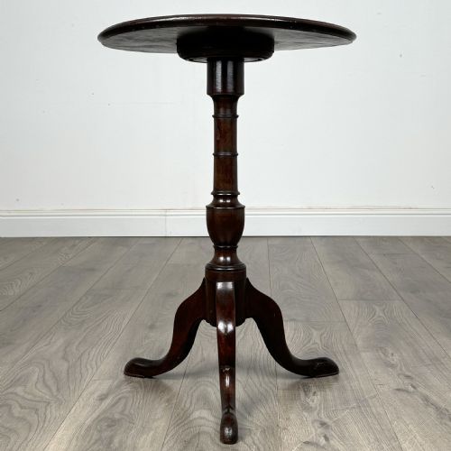 antique small 18th century fine quality tripod table - CATEGORY: ANTIQUE TABLES - DATED GEORGIAN