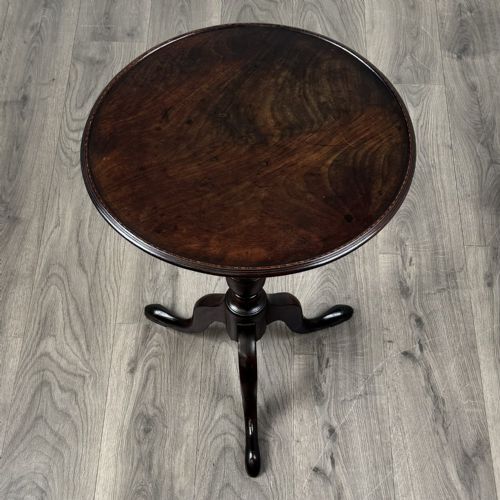 ANTIQUE SMALL 18TH CENTURY FINE QUALITY TRIPOD TABLE - ADDITIONAL PHOTO 2