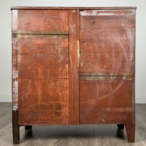ANTIQUE 18TH CENTURY BOW FRONT CHEST OF DRAWERS IN MAHOGANY - ADDITIONAL PHOTO 5
