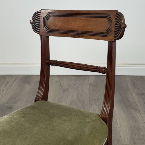 ANTIQUE EARLY 19TH CENTURY SET OF 8 REGENCY DINING CHAIRS - ADDITIONAL PHOTO 3