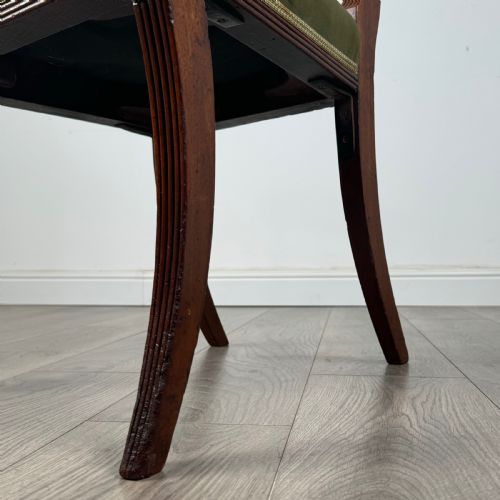 ANTIQUE EARLY 19TH CENTURY SET OF 8 REGENCY DINING CHAIRS - ADDITIONAL PHOTO 11