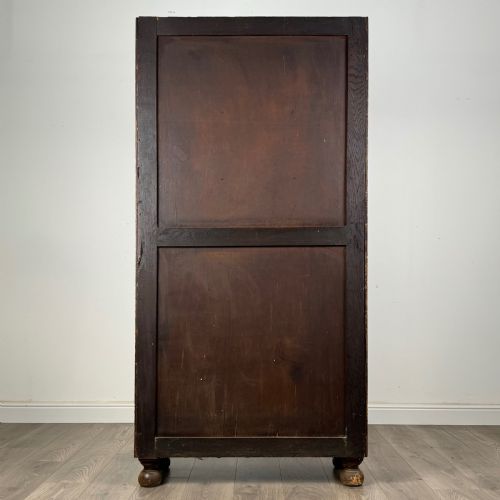 ANTIQUE UNUSUAL 19TH CENTURY DRESSER IN OAK - ADDITIONAL PHOTO 4