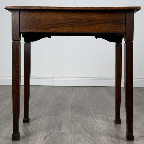 ANTIQUE 20TH CENTURY SIDE TABLE IN OAK - ADDITIONAL PHOTO 2