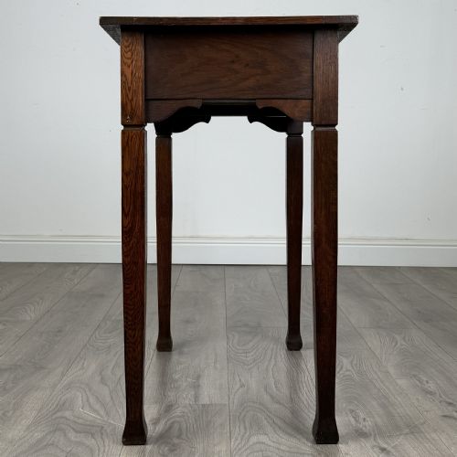 ANTIQUE 20TH CENTURY SIDE TABLE IN OAK - ADDITIONAL PHOTO 3
