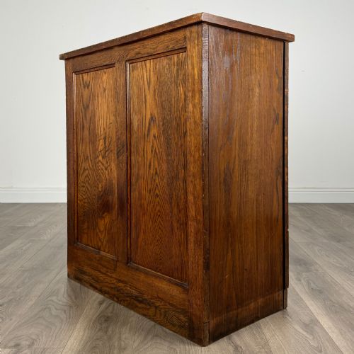 ANTIQUE 20TH CENTURY UNUSUAL CHEST OF DRAWERS IN OAK - ADDITIONAL PHOTO 2