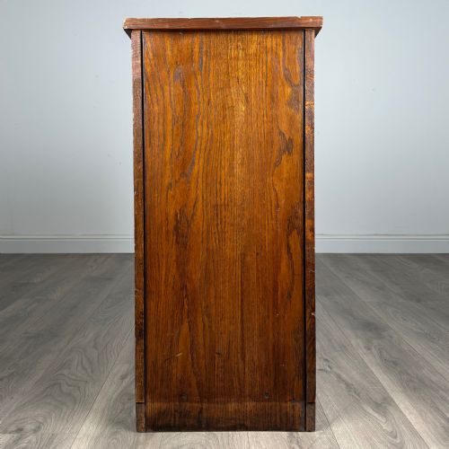 ANTIQUE 20TH CENTURY UNUSUAL CHEST OF DRAWERS IN OAK - ADDITIONAL PHOTO 3