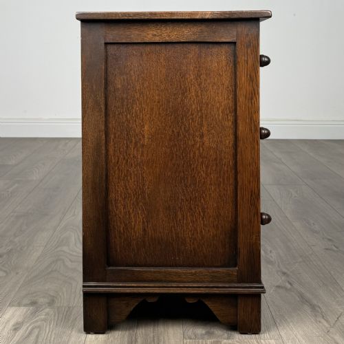 ANTIQUE SMALL 20TH CENTURY CHEST OF DRAWERS IN OAK - ADDITIONAL PHOTO 3