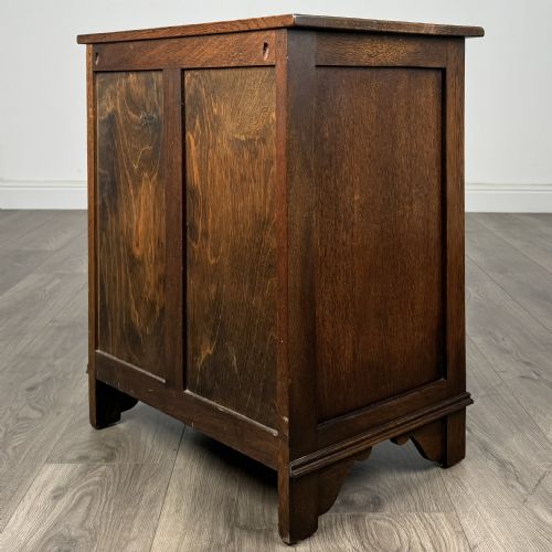 ANTIQUE SMALL 20TH CENTURY CHEST OF DRAWERS IN OAK - ADDITIONAL PHOTO 4