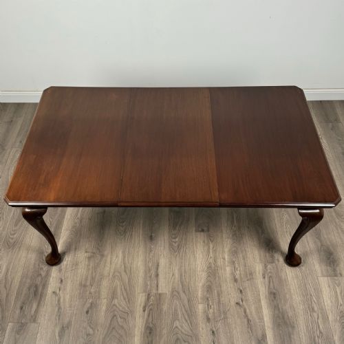 ANTIQUE 20TH CENTURY QUEEN ANNE STYLE DINING TABLE - ADDITIONAL PHOTO 11