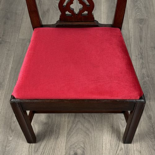 ANTIQUE 18TH CENTURY UNUSUAL SET OF 8 IRISH DINING CHAIRS - ADDITIONAL PHOTO 6