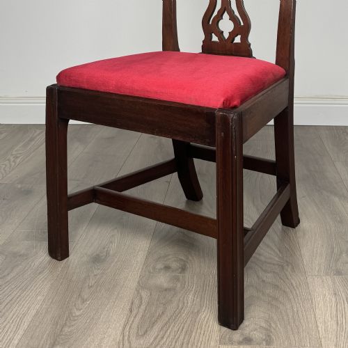 ANTIQUE 18TH CENTURY UNUSUAL SET OF 8 IRISH DINING CHAIRS - ADDITIONAL PHOTO 8