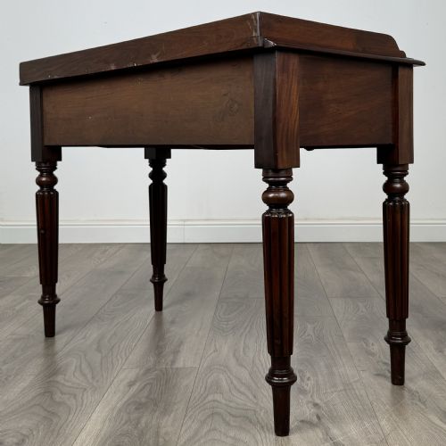 ANTIQUE 19TH CENTURY WRITING TABLE IN MAHOGANY - ADDITIONAL PHOTO 4