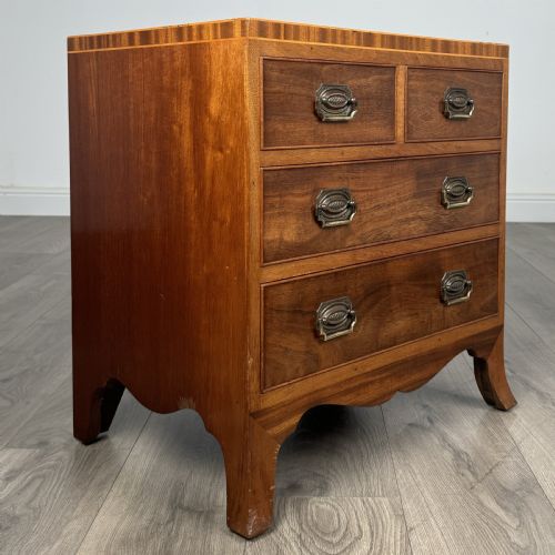 ANTIQUE SMALL 20TH CENTURY CHEST OF DRAWERS IN MAHOGANY - ADDITIONAL PHOTO 6