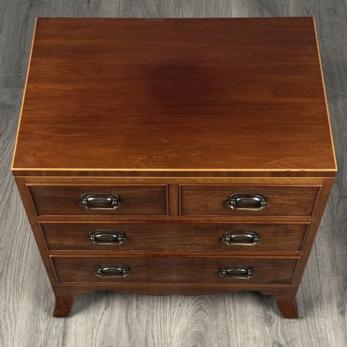 ANTIQUE SMALL 20TH CENTURY CHEST OF DRAWERS IN MAHOGANY - ADDITIONAL PHOTO 8