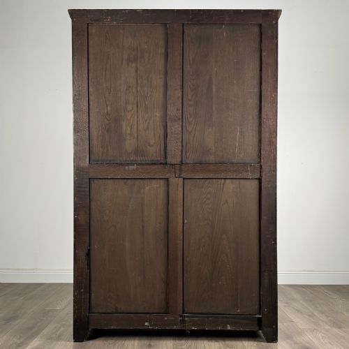 ANTIQUE 20TH CENTURY WARDROBE IN OAK - ADDITIONAL PHOTO 5