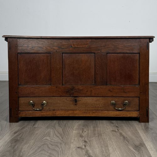 antique small 19th century mule chest in oak - CATEGORY: ANTIQUE CHESTS - DATED VICTORIAN