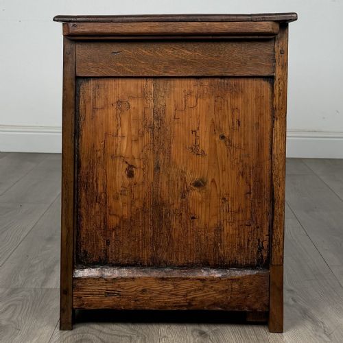 ANTIQUE SMALL 19TH CENTURY MULE CHEST IN OAK - ADDITIONAL PHOTO 2
