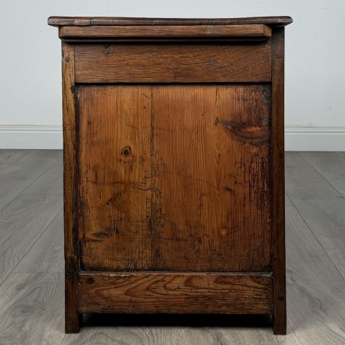 ANTIQUE SMALL 19TH CENTURY MULE CHEST IN OAK - ADDITIONAL PHOTO 6