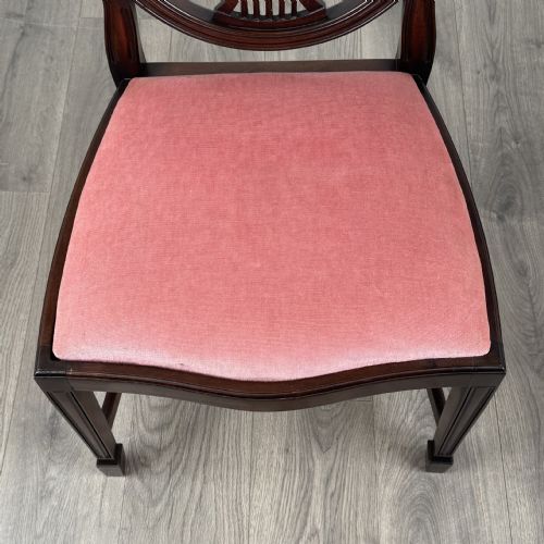 ANTIQUE 20TH CENTURY SET OF 10 HEPPLEWHITE STYLE DINING CHAIRS - ADDITIONAL PHOTO 9