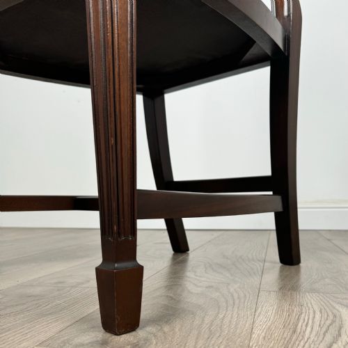 ANTIQUE 20TH CENTURY SET OF 10 HEPPLEWHITE STYLE DINING CHAIRS - ADDITIONAL PHOTO 10