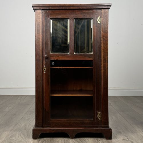 antique late 19th century cabinet in rosewood - CATEGORY: ANTIQUE CABINETS - DATED VICTORIAN